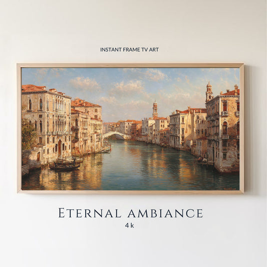 Arte para TV: El Gran Canal de Venecia | Imagen 4K JPG para Smart TV
